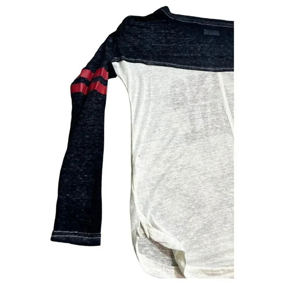 Houston Texans Long Sleeve White Raglan Football Shirt NFL Team Apparel Small - Picture 6 of 9